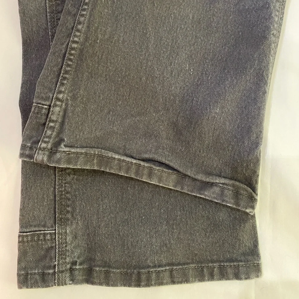 ARIAT REBAR M4 Gray Low-Rise Bootcut Cargo Work Jeans‎ SZ 35